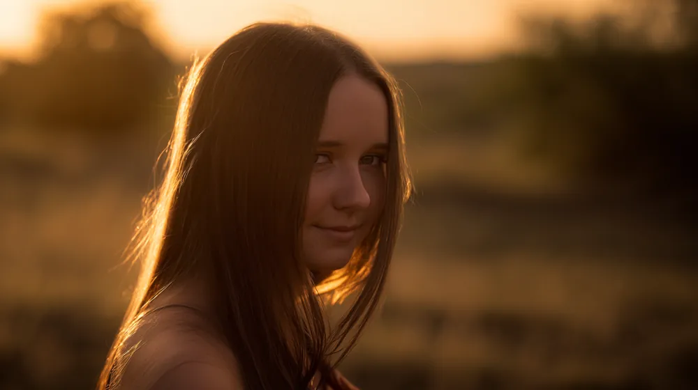 Retrato golden hour